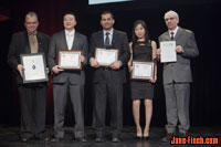 2011 Canadian Ethnic Media Association awards - Roman Brytan, Thien Huynh, Mohsin Abbas, Sue Chun and Ahmad Marouf