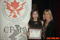 2011 Canadian Ethnic Media Association awards - Sue Chun and Madeline Ziniak, Vice-President, OMNI Television
