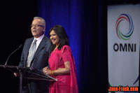 2011 Canadian Ethnic Media Association awards - Vincenzo Somma and Sudha Krishnan