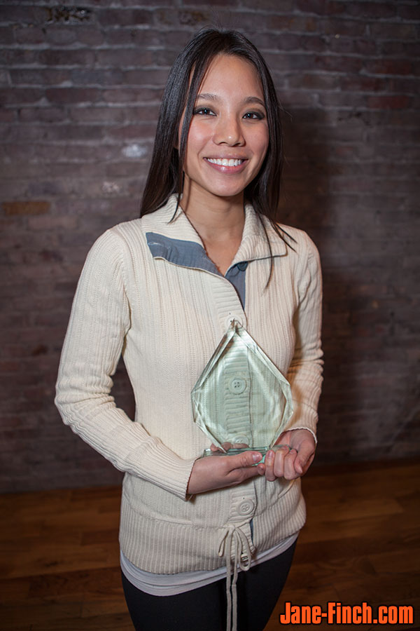 David Nguyen receives the Equity and Diversity Award at the 2012 Identify 'N Impact Awards