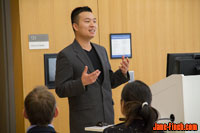 Paul Nguyen speaks at the Healthier Cities & Communities Symposium