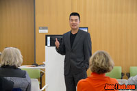 Paul Nguyen speaks at the Healthier Cities & Communities Symposium