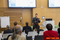 Paul Nguyen speaks at the Healthier Cities & Communities Symposium