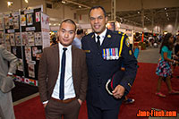 David Nguyen and Toronto Police Deputy Chief Peter Sloly