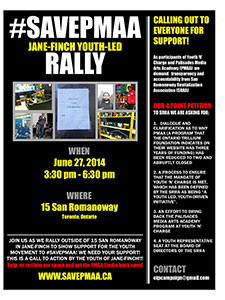 Palisades Media Arts Academy Rally Poster