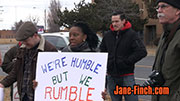 Protest at 31 Division