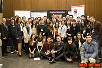 Paul Nguyen gives a keynote at the 2017 United Vietnamese Students' Association of Ontario (UVSA) Professional Mixer