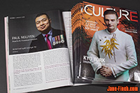 Paul Nguyen is featured in the June/July 2019 edition of Culture Magazin