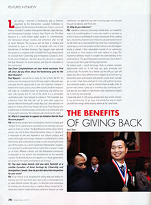 VietSun Magazine - The Benefits of Giving Back