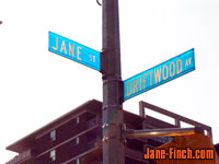 Jane St. and Driftwood Ave.