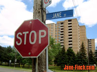 Jane St. Stop Sign